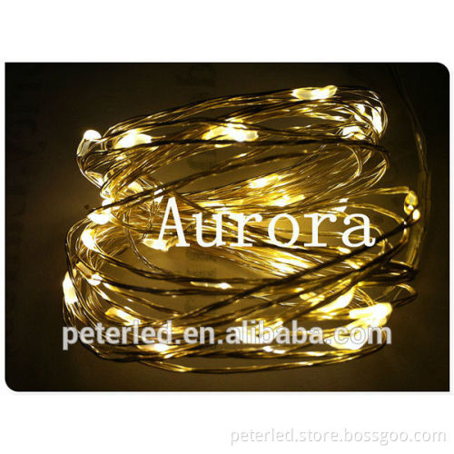 Aurora 2016 LED Copper String light Christmas decoration for indoor and outdoor decoration